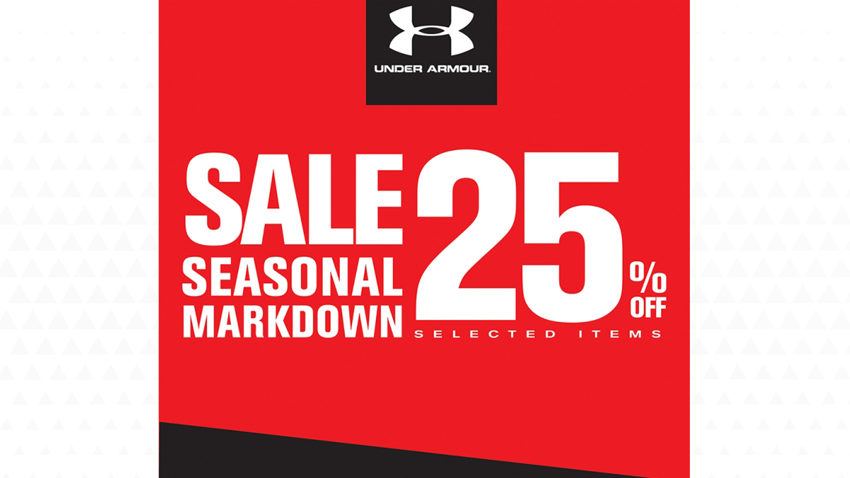 who has under armour on sale
