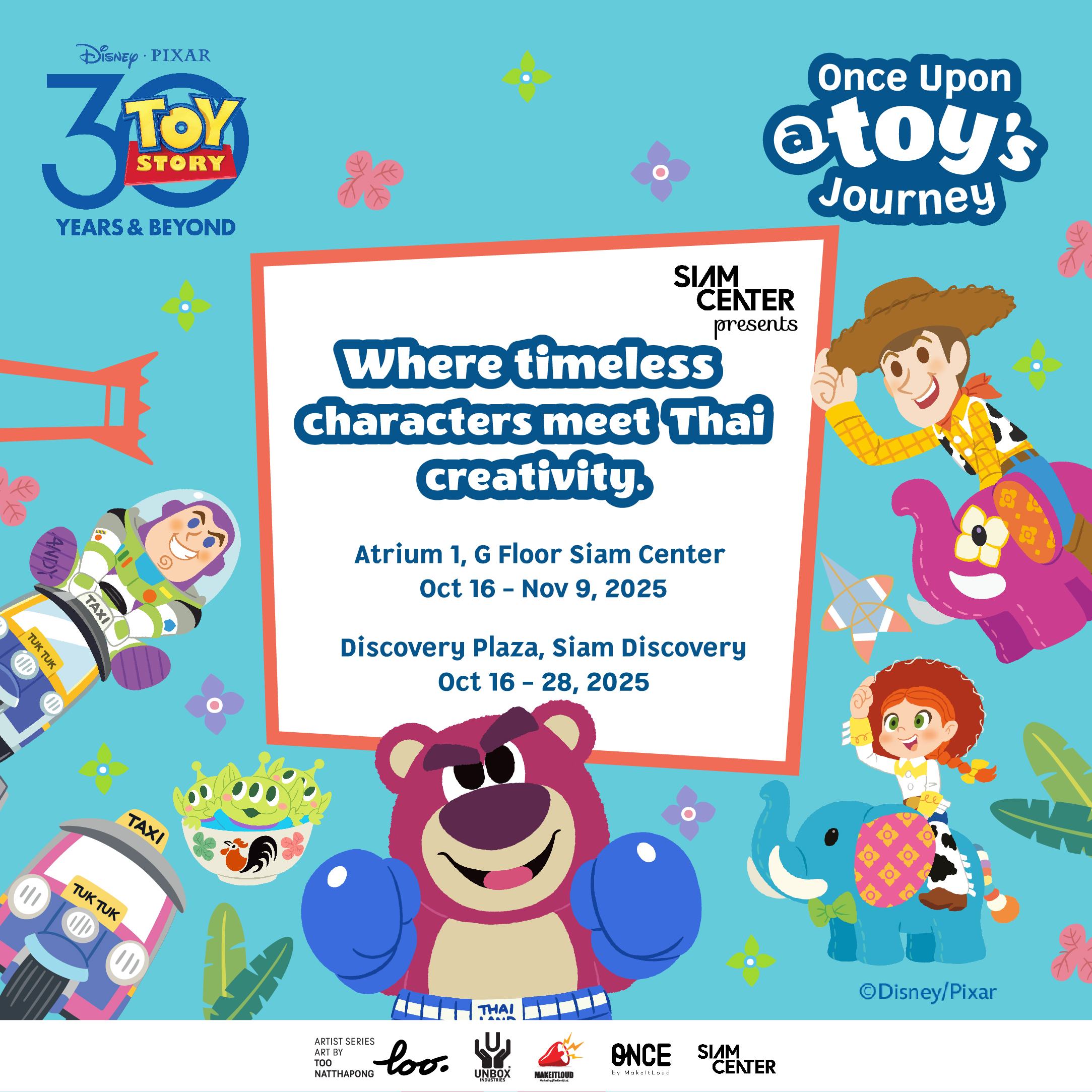 Siam Center Presents Once Upon a Toy’s Journey: Where Timeless Characters Meet Thai Creativity